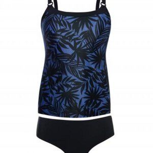 Anita Palm Tankini with Bottom 8 B Cup